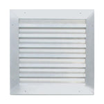 1400A Stormproof Aluminum Z Blade Louver for 1-3/8" to 1-3/4" Doors