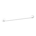 3801-48W White Snap Flange Straight Grab Bar, 48″ Length, 1-1/2″ Diameter