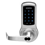 B-AU-NTB623-NR nexTouch Capacitive Touchscreen Keypad Cylindrical Lock, SFIC Prep, Augusta Lever