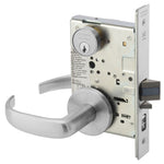PBR 8807FL Entry Mortise Lock with Pacific Beach Lever, Standard Rose
