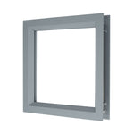 LT-B1 Galvannealed Vision Lite Frame for 1/4" Glass, 1-3/4" Thick Door