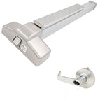 TDE-1000R-KIL-SFIC Rim Exit Device with Key-in-Lever Trim Prepped for SFIC