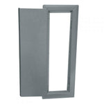 PDVSL Vision Lite Frame with Hinged Privacy Door Cover for 3/16" to 1/4" Glass, 1-3/4" Thick Door
