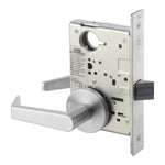 AUR 8801FL Passage Mortise Set with Augusta Lever, Standard Rose