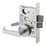 AUR 8802FL Privacy, Bedroom, or Bath Mortise Lock with Augusta Lever, Standard Rose