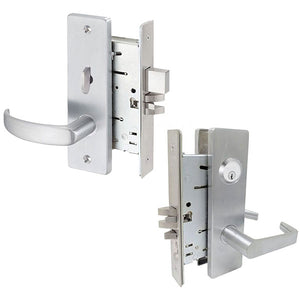 Falcon MA Series Mortise Locks with Napa Escutcheon Lever Trim