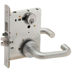 Schlage L Series w/ 03A Sectional Rose Lever Trim
