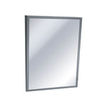 0535-2436 Mirror - Fixed Tilt, Stainless Steel Frame, 24″ W x 36″ H