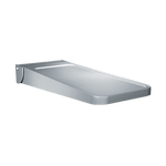 0698 Fold Down Utility Shelf, Stainless Steel, Surface Mounted