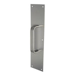 126 x 70C Pull Plate – 4″ x 16″ w/ 1″ Half Round Pull 8″ CTC