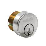 20-013-C 1-1/8" Mortise Cylinder with Adams Rite Cam, C Keyway
