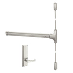 2110(F) x AU628F Surface Vertical Exit Device with Passage Lever Trim