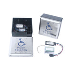 482S-KIT Wireless Square Push Plate Kit