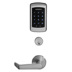 AUR-NTM628-NR nexTouch Sectional Mortise Lock with Deadbolt and Capacitive Touchscreen, Augusta Lever