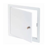 AHD-10 Flush Universal Access Door with Exposed Flange, Key-Operated Cylinder Cam Latch, Pin Hinge