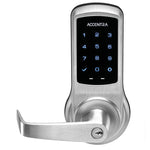 AU-NTB623-NR nexTouch Capacitive Touchscreen Keypad Cylindrical Lock, Augusta Lever