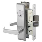 AUCN 8811-2FL Classroom Intruder Deadbolt Mortise Lock with Augusta Lever, CN Escutcheon