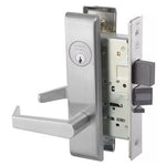 AUCN 8812-2FL Classroom Intruder Deadbolt Mortise Lock with Augusta Lever, CN Escutcheon