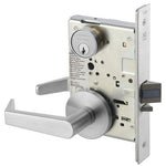 AUR 8817-2FL Apartment, Exit, or Public Toilet Mortise Lock with Augusta Lever, Standard Rose