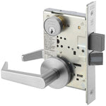 AUR 8840FL Storeroom with Deadbolt Mortise Lock with Augusta Lever, Standard Rose