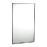 B-290 2436: 24″ W x 36″ H Welded-Frame Mirror