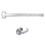A2200 x ENT00L Panic Rim Exit Device with Key-in-Lever Entrance Trim