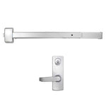 A2200 x NESC2200 Panic Rim Exit Device with Escutcheon Entrance Lever Trim