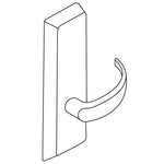 PR910ET Passage Princeton Lever Trim for ED5000 Series Exit Device