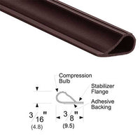 Pemko-PK33D-Adhesive-Backed-Fire-Smoke-Gasketing-Dark-Brown