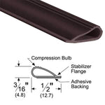 PK55 Adhesive-Backed Fire/Smoke PemkoPrene Seal Perimeter Gasketing