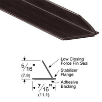Pemko-S44D-Adhesive-Backed-Fire-Smoke-Gasketing-Dark-Brown