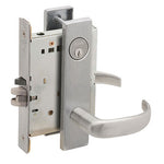 L9050P 17L Office and Inner Entry Mortise Lock, 17 Lever, L Escutcheon