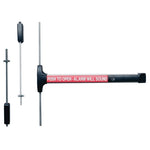V50 EB Alarmed Surface Vertical Rod Exit Device