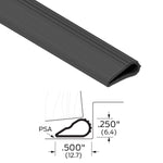 188S-BK Silicone Self-Adhesive Weatherstripping - Black