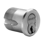 1E74-C161-RP3 1-1/4" Mortise Cylinder Housing (6 or 7-pin) - Less SFIC Core with Cloverleaf Cam