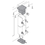 F1340-KR-8 Fire-Rated Keyed-Removable Mullion for 8000/9000 Series Rim Exit Devices