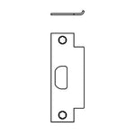 ASA Strike Plate - ANSI 4-7/8” x 1-1/4”