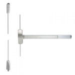 MEL-25-V-EO Surface Vertical Rod Exit Device with Motorized Electric Latch Retraction