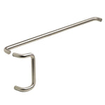 9190HD-33-0 Solid Offset Pull/Pushbar Combo (33" Pushbar/90 Degree Offset 10" CTC Pull)
