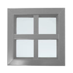 VSLH Vision Lite Kit with Mullions and 1/4″ Clear Tempered Safety Glass