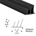 S773 Triple-Fin Adhesive-Backed Fire/Smoke Silicone Seal Perimeter Gasketing