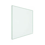 1/4" Clear Tempered Fire-Rated Safety Glass, 20-Minute Labeled